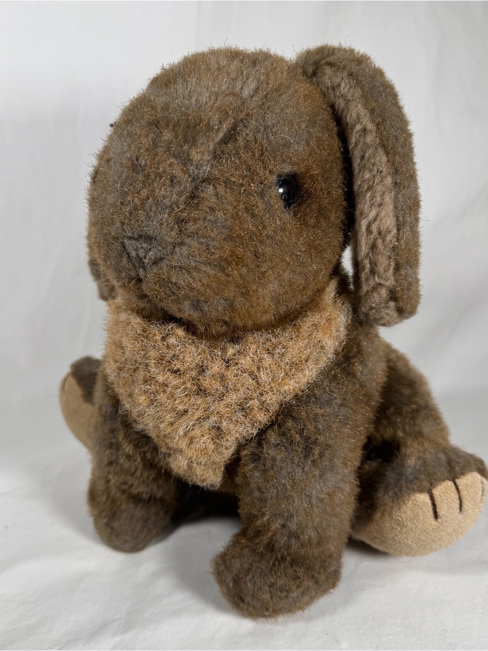 Vintage GUND Brown Bunny Plush, Cottagecore decor